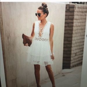 NWT. VICI Romantically Yours Crochet Lace Dress